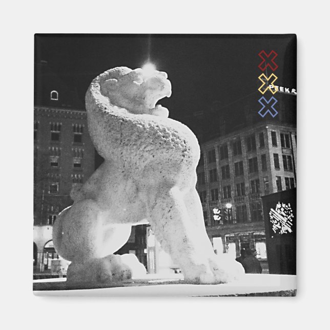Lion Amstergram Magnet (Front)