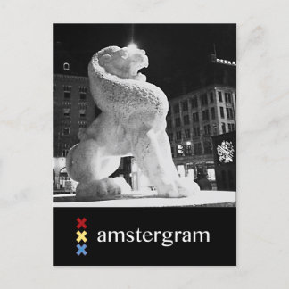 Lion Amstergram Postcard