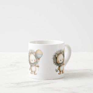 Lion and Balloon Espresso Cup