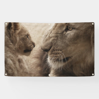 LION AND CUB Banner