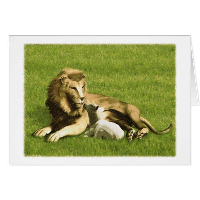 Lion and Lamb (Front Horizontal)