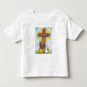 Lion and Lamb At the Cross Toddler T-Shirt