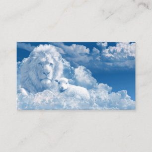 Lion and Lamb Business Card