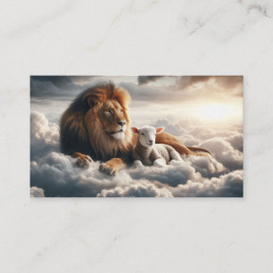 Lion and Lamb Business Card