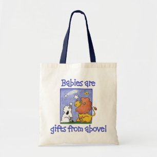 Lion and Lamb catch falling stars Tote Bag