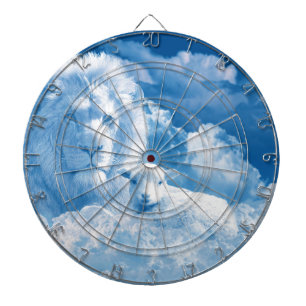 Lion and Lamb in the Clouds Dartboard