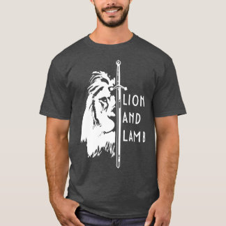 Lion And Lamb Jesus God Lion Lamb Belief Bible T-Shirt