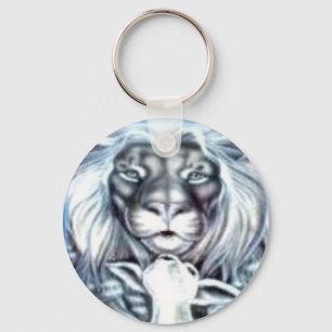 Lion and Lamb Key Ring