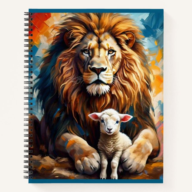 Lion and Lamb Notebook (Front)