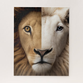 Lion and Lamb Puzzle, In Like Lion, Out Like Lamb Jigsaw Puzzle