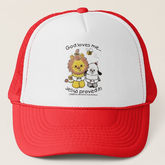 Lion and Lamb Trucker Hat (Front)