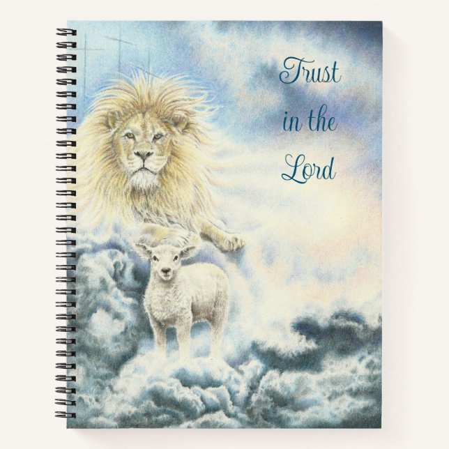 Lion and Lamb Trust in the Lord Journal (Front)