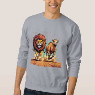 Lion and Llama Dash Sweatshirt