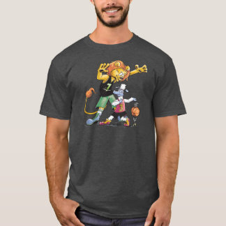 Lion and Sheep Basketball T-Shirt