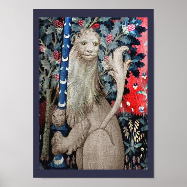 Lion and Staff from the Senses Hearing Poster (Front)