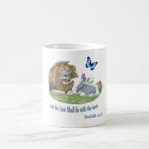 Lion and the lamb Bible verse Coffee Mug