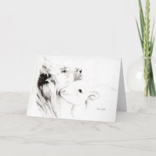 Lion and the Lamb Card