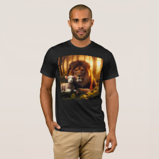 LION AND THE LAMB CHRISTIAN T-SHIRTS