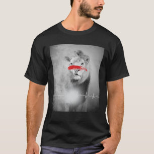Lion And The Lamb Heartbeat T-Shirt