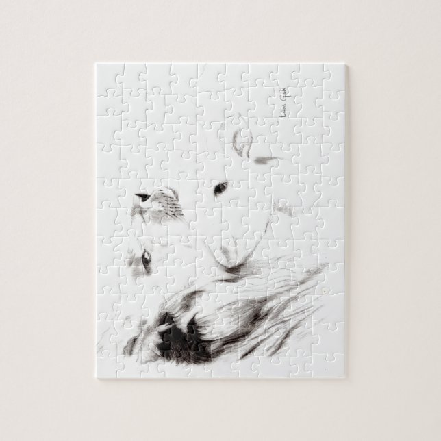 Lion and the Lamb Jigsaw Puzzle (Vertical)