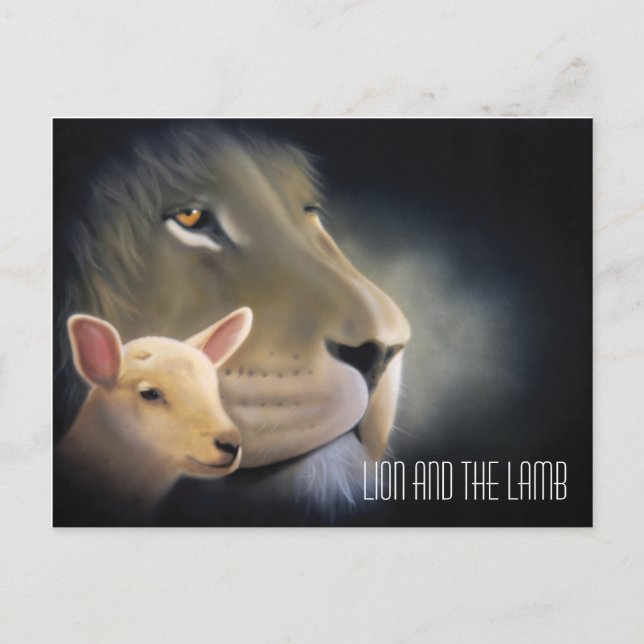 Lion and the Lamb Postcard (Front)