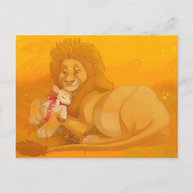 Lion and the Lamb Postcard (Front)