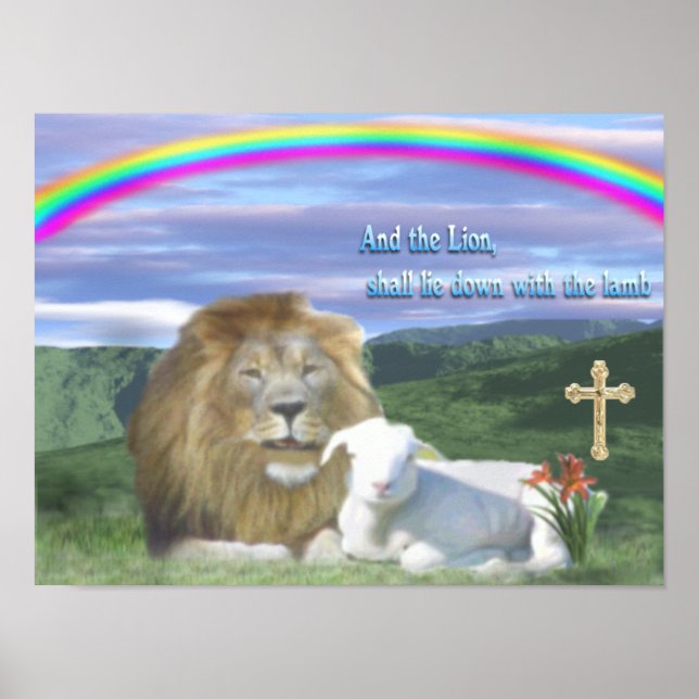 Lion and the lamb poster (Front)