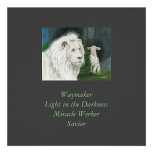 Lion and The Lamb Poster