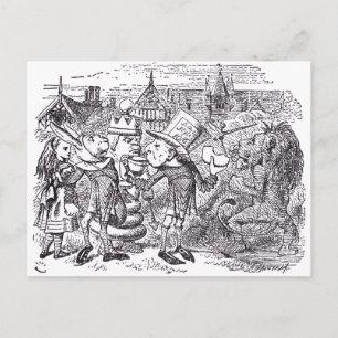 Lion and Unicorn 1 Postcard