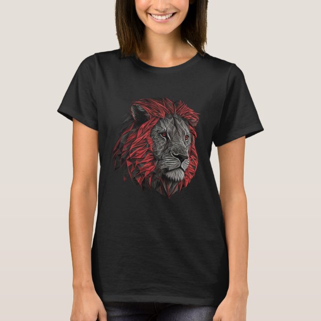 Lion animal  animal print lion T-Shirt (Front)