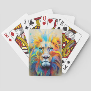 Lion Animal Discovery Adventure Nature Planet Playing Cards