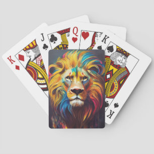 Lion Animal Discovery Adventure Nature Planet Playing Cards