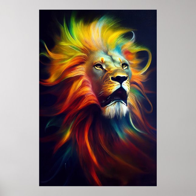 Lion  Animal Discovery Adventure Nature Planet  Poster (Front)