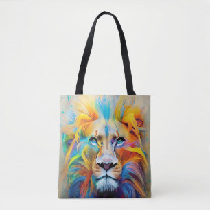 Lion Animal Discovery Adventure Nature Planet Tote Bag