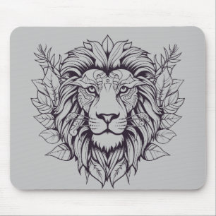Lion Animal Freedom World Wildlife Wonder Vector Mouse Pad