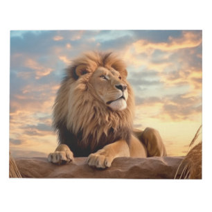 Lion Animal Nature Majestic Wilderness Notepad