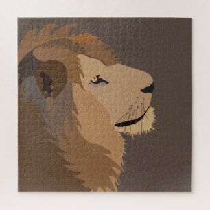 Lion Animal Wildlife Big Cat  Jigsaw Puzzle