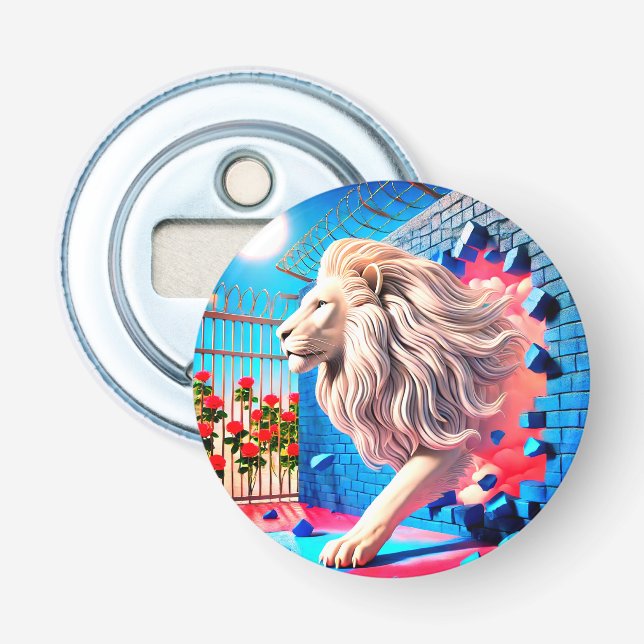 Lion Art Bottle Opener (Front)