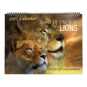 Lion Art Calendar 2012