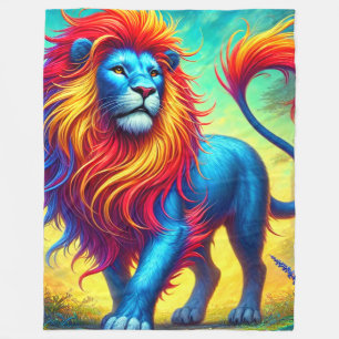 Lion Art Fleece Blanket