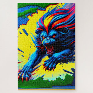Lion Art Jigsaw Puzzle