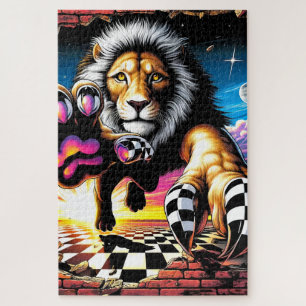 Lion Art Jigsaw Puzzle