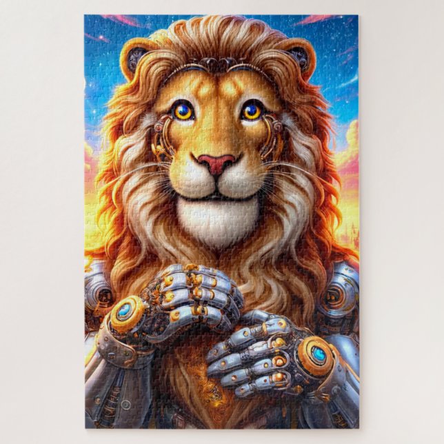 Lion Art Jigsaw Puzzle (Vertical)
