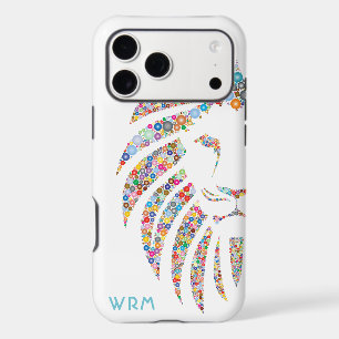 Lion Art Monogram Colourful