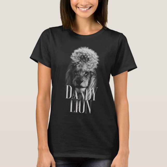 Lion Artwork Dandy Lion T-Shirt (Front)
