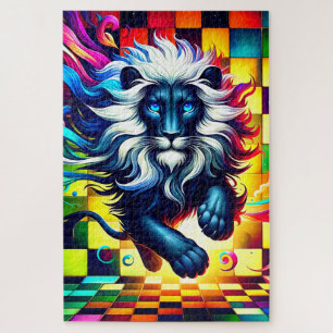 Lion Artwork Jigsaw Puzzle