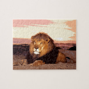 Lion Artwork Jigsaw Puzzle
