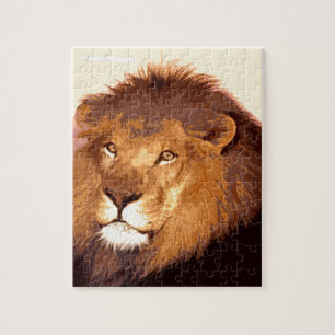 Lion Artwork Jigsaw Puzzle