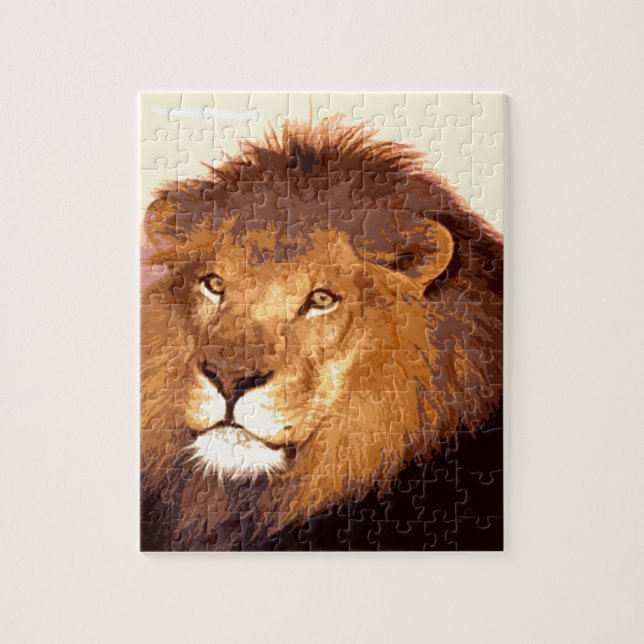 Lion Artwork Jigsaw Puzzle (Vertical)