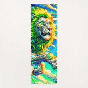 Lion Artwork Yoga Mat